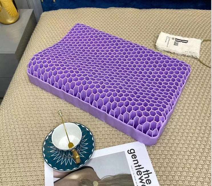 Black Latex Silicone Gel Pillow Dream Tech Sleep