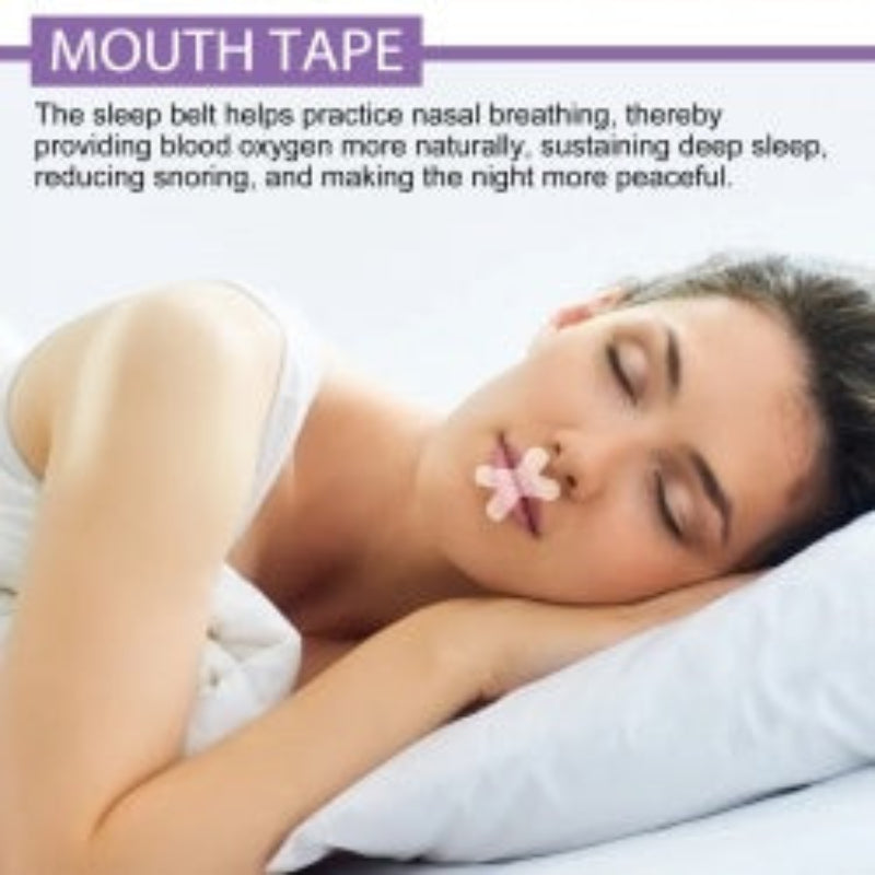 Sleep Anti-Snoring Tape, Open Mouth Breathing Physical Expansion Pamper Sleep Anti-Snoring Patch Dream Tech Sleep