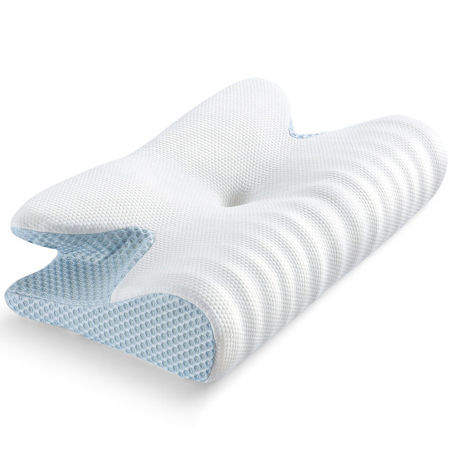 Contour Memory Foam Cervical Pillow | Ergonomic Orthopedic Design Dream Tech Sleep