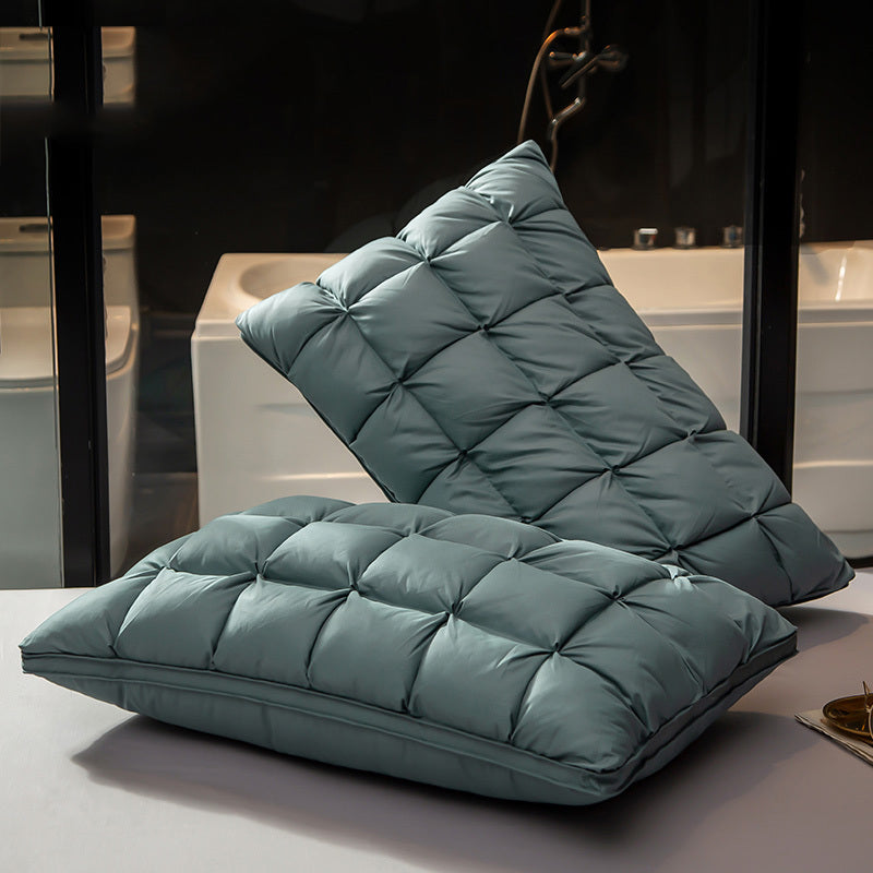 White Goose Down Pillow - Luxurious Comfort Dream Tech Sleep