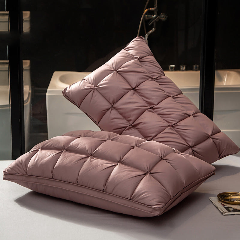 White Goose Down Pillow - Luxurious Comfort Dream Tech Sleep