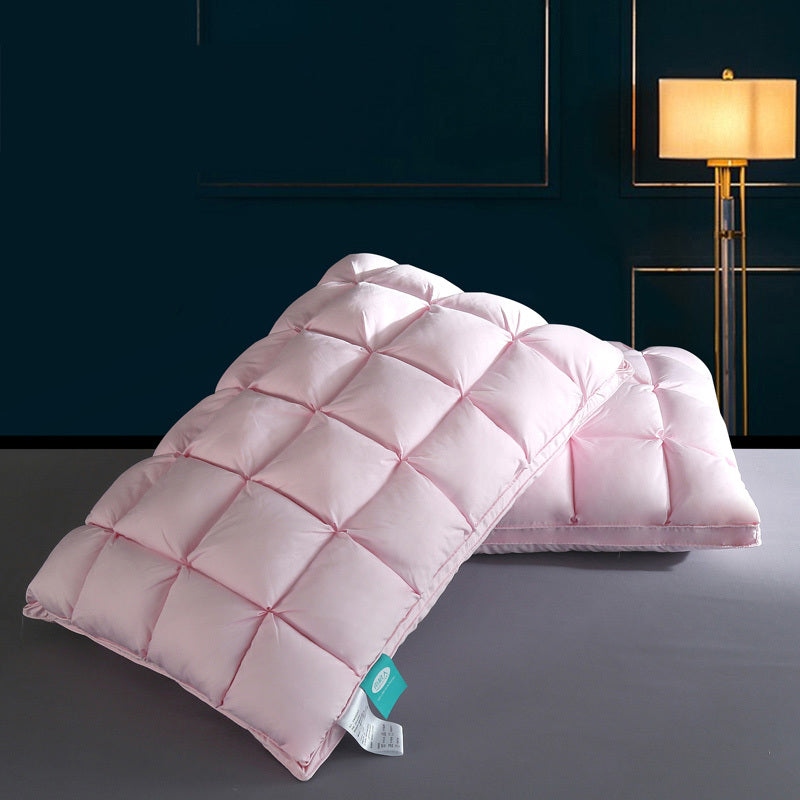 White Goose Down Pillow - Luxurious Comfort Dream Tech Sleep
