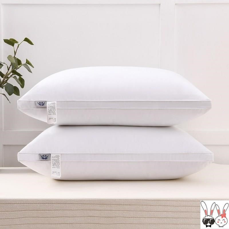 Full Goose Down Pillow - Single Size Comfort & Support Dream Tech Sleep
