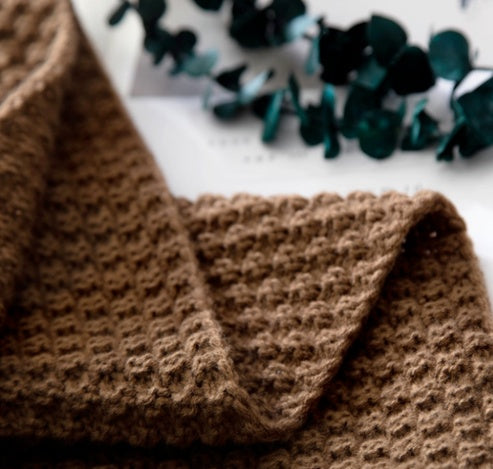 Nordic fringed knit ball blanket wool blanket shawl blanket sofa leisure blanket My Store