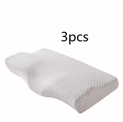 Contoured Memory Foam Pillow - Cervical Support for Neck Pain Relief Dream Tech Sleep