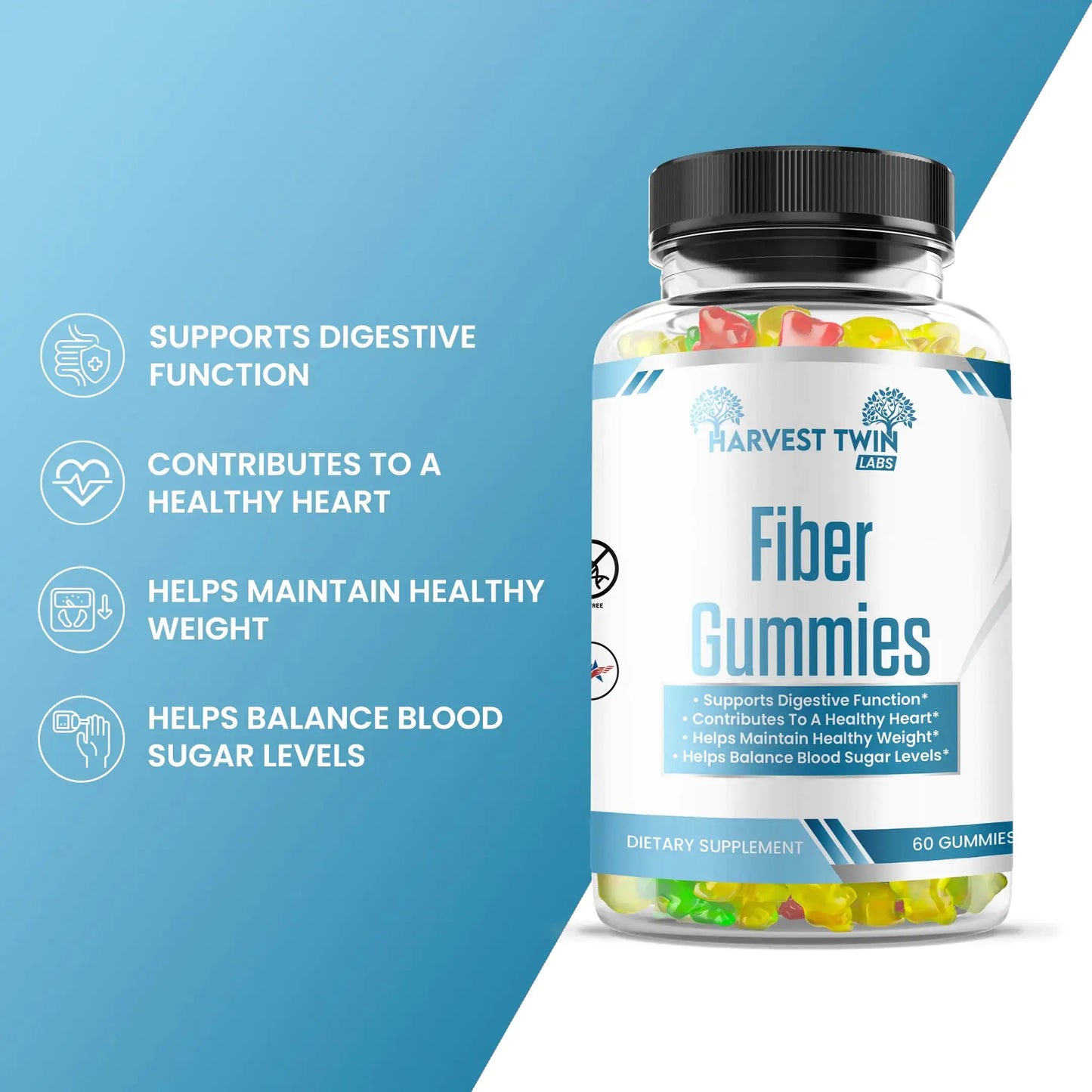 Fiber Gummies | Delicious Digestive Health Support Dream Tech Sleep