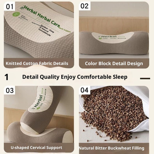 Buckwheat Neck Three-dimensional Pillow Improve Sleeping My Store