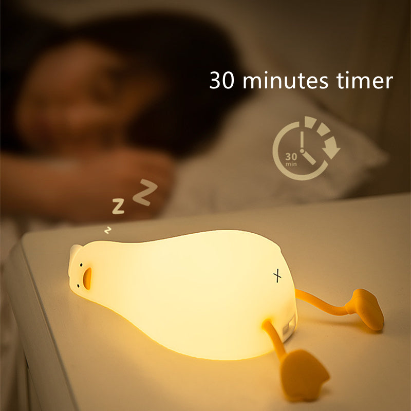 Lying Flat Duck Night Light for Children Dream Tech Sleep