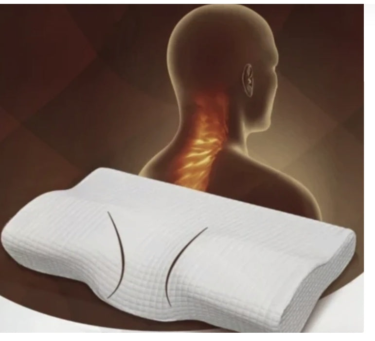 Orthopedic Latex Neck Pillow - Slow Rebound for Optimal Support Dream Tech Sleep
