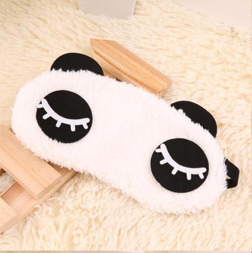 Cute Panda Sleeping Face Eye Mask: Blindfold Eyeshade Travel Sleep Aid Dream Tech Sleep