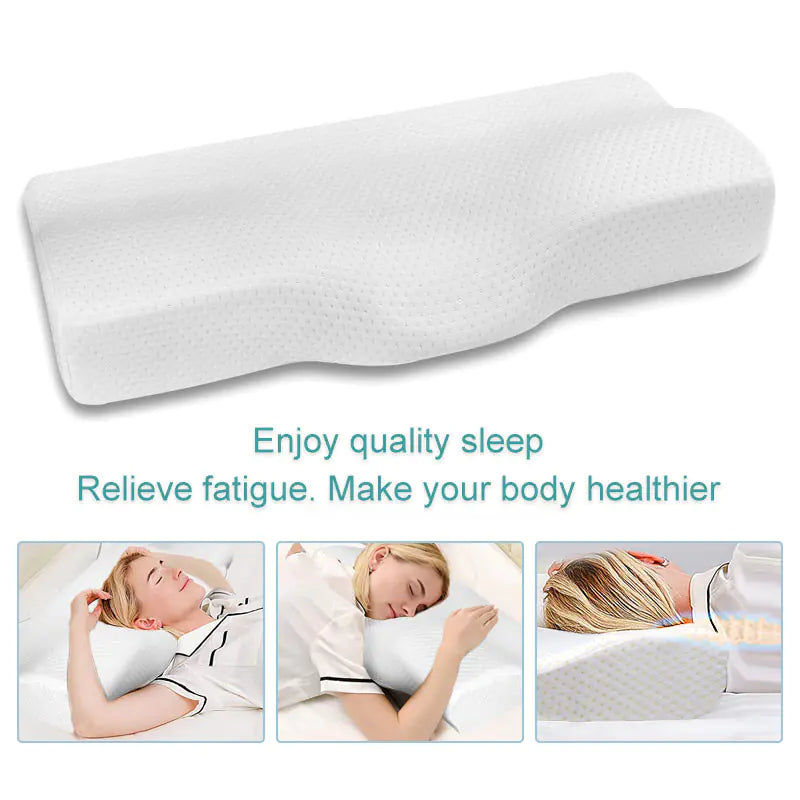 Orthopedic Memory Foam Pillow for Neck Pain Relief and Better Sleep Dream Tech Sleep