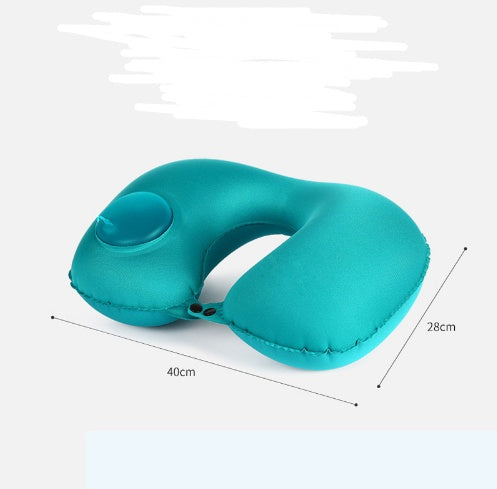 Portable U-Shape Inflatable Travel Pillow Dream Tech Sleep