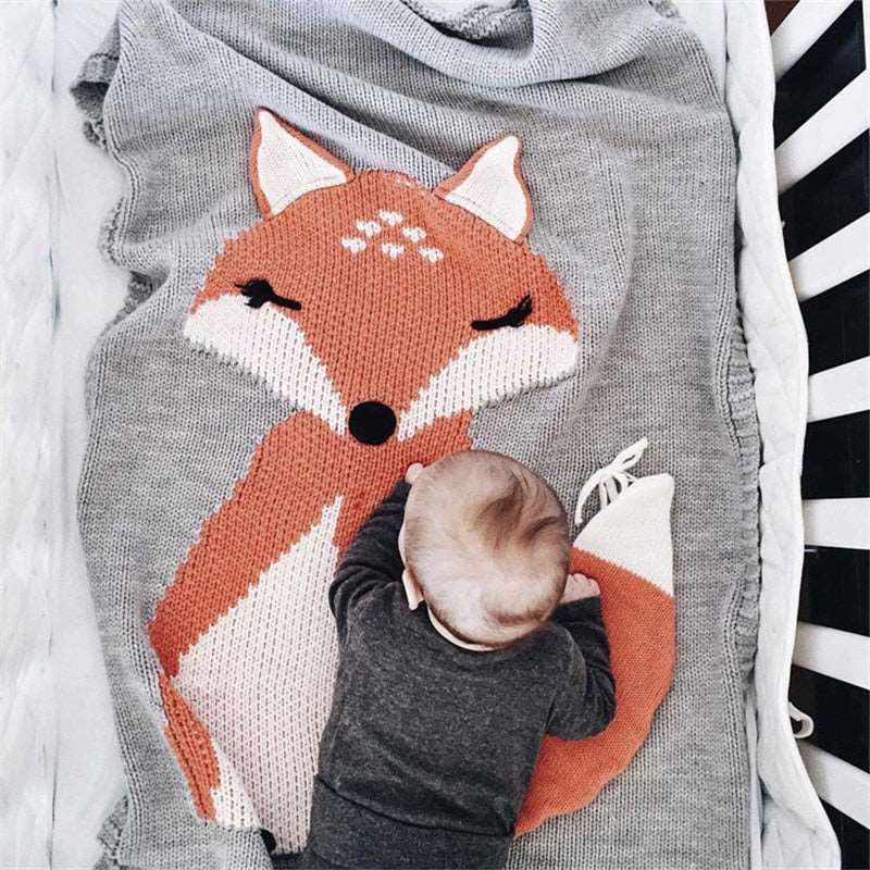 Baby Blanket Fox Animals Pattern Sleep Bag Dream Tech Sleep