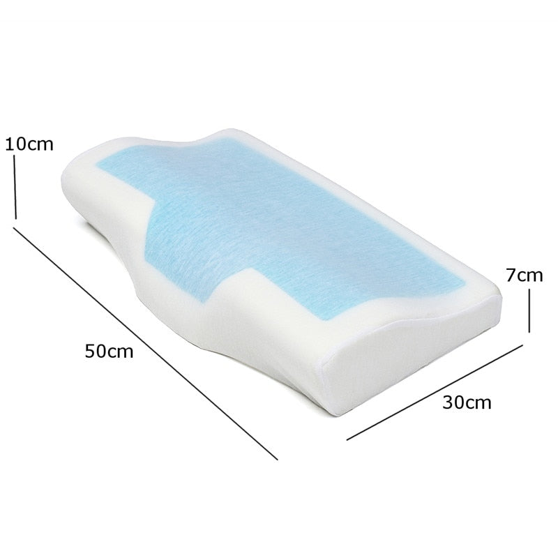Cool Gel Memory Foam Pillow | Anti-Snore Neck Orthopedic Dream Tech Sleep
