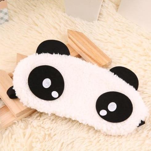 Cute Panda Sleeping Face Eye Mask: Blindfold Eyeshade Travel Sleep Aid Dream Tech Sleep