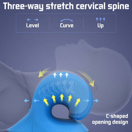 C-Type Cervical Spine Massage Pillow Cervical Spine Orthosis Traction Massage Pillow Sleep Shoulder And Neck Massage Pillow Dream Tech Sleep