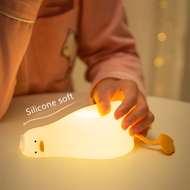 Lying Flat Duck Night Light for Children Dream Tech Sleep