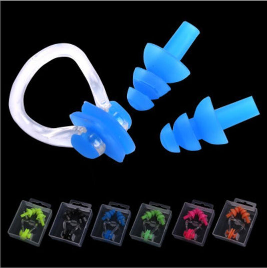 Ear Plugs Tapones Silicone Boxed Nose Clip Earplugs Suit Swimming Waterproof Earplugs Dream Tech Sleep