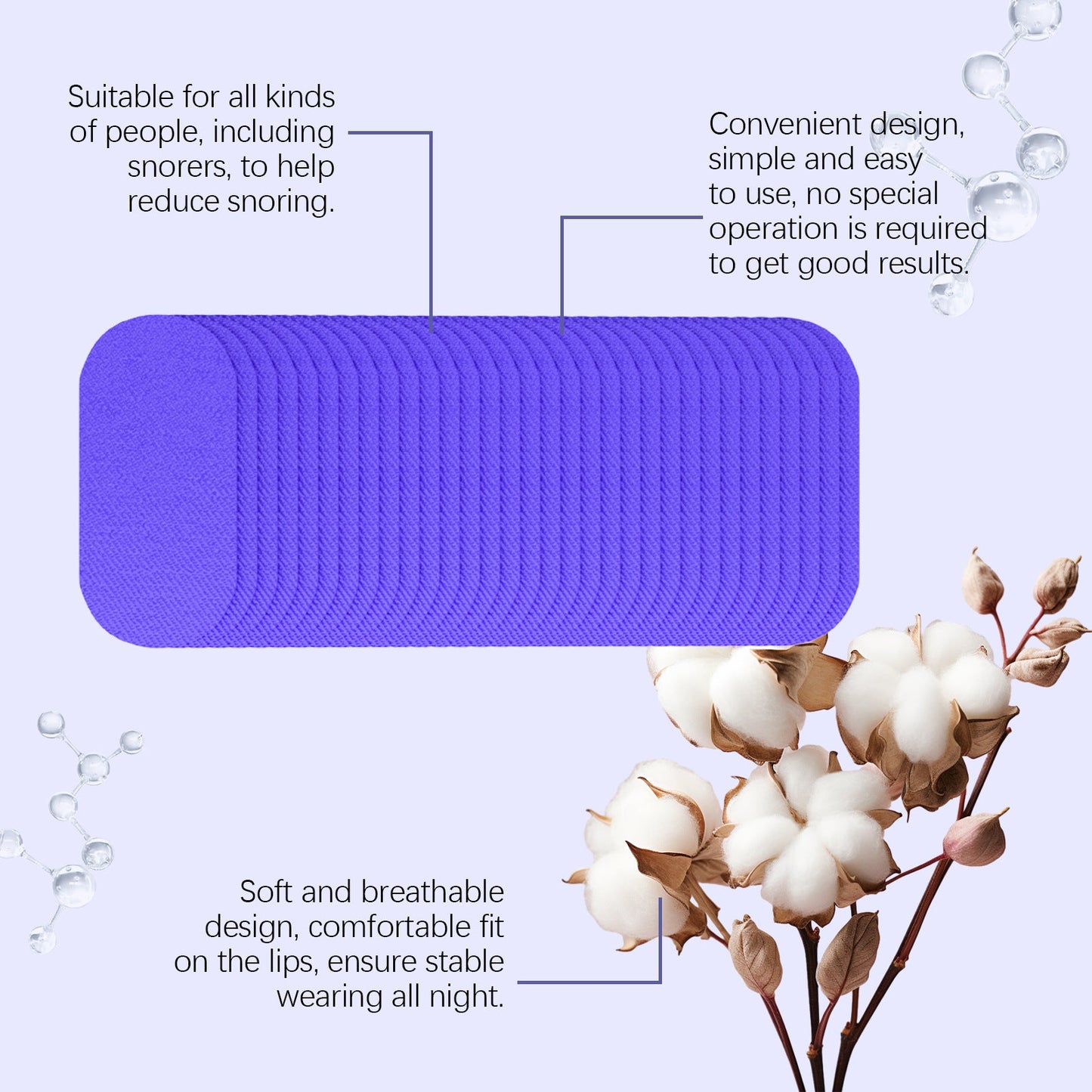 Anti-snoring Nursing Adhesive Bandage Care Night Relief My Store