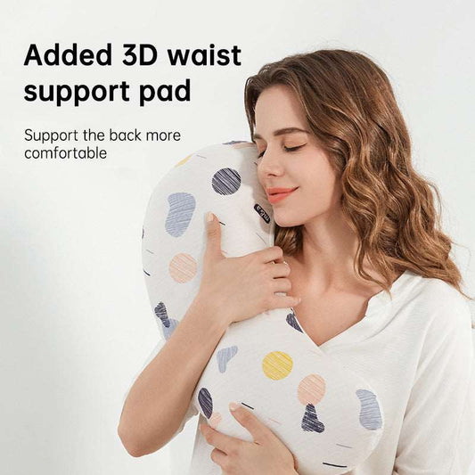 C-Shaped Maternity Pregnancy Body Pillow for Breastfeeding Dream Tech Sleep