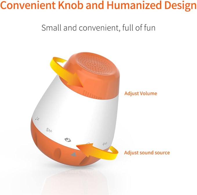 White Noise Baby Sleep Machine - Fast Sleep Instrument for Newborns Dream Tech Sleep