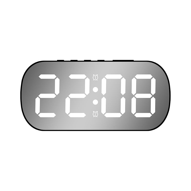 LED Digital Display Alarm Clock | Small Desktop Mirror Clock Dream Tech Sleep