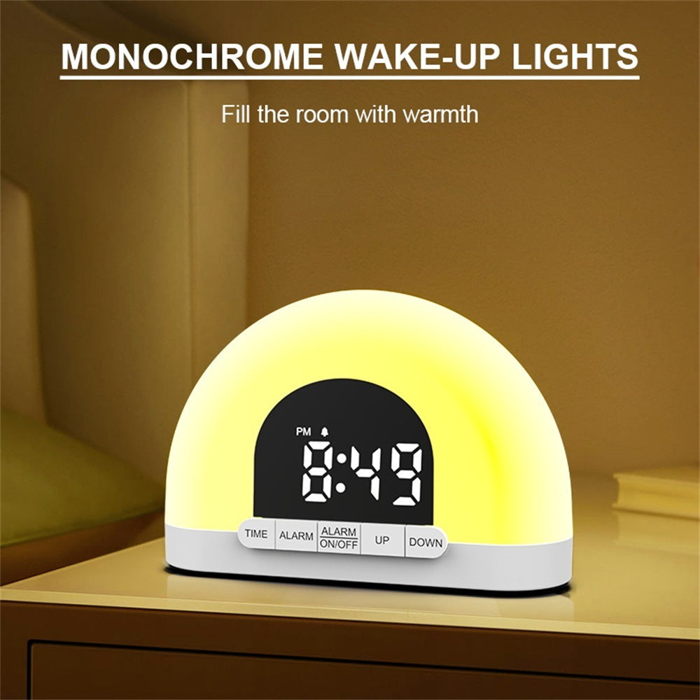 Wake-Up Light Simulated Sunrise Electronic Alarm Clock lamp My Store