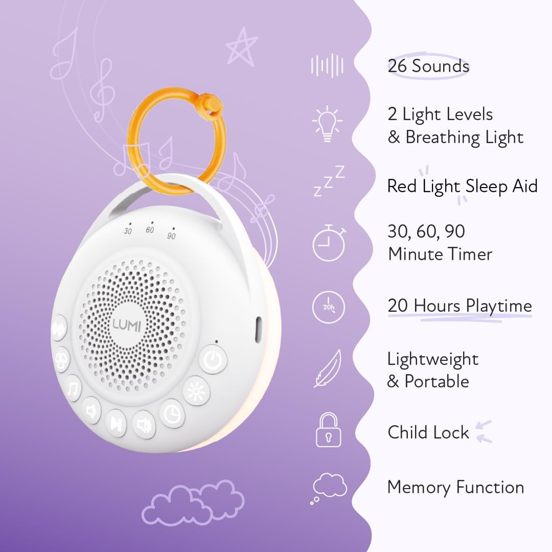 White Noise Sleeping Aid Instrument - Portable Comfort Dream Tech Sleep