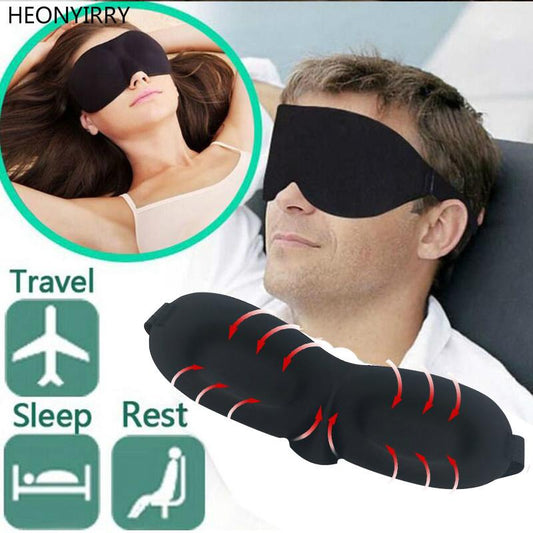 3D Portable Soft Travel Sleep Rest Aid Eye Mask Cover Eye Patch Sleeping Mask Case Blindfold Eye Mask Eyeshade Massage  Dream Tech Sleep