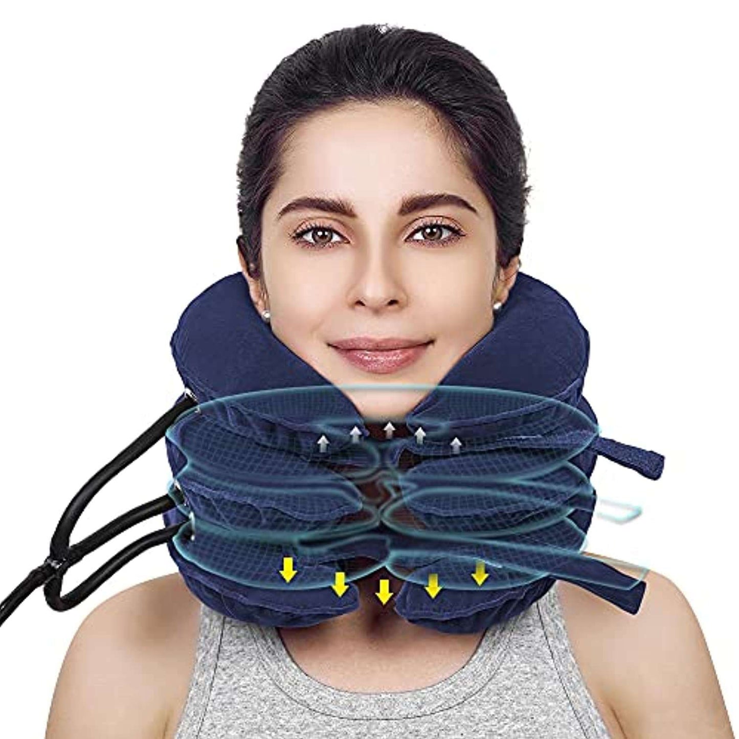 Cervical Traction Device Neck Support Pillow Adjustable Neck Stretcher Dream Tech Sleep