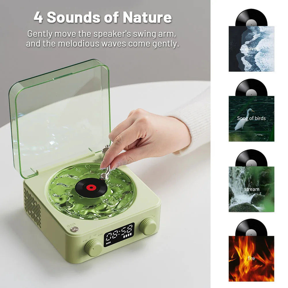 Mini Retro White Noise Bluetooth Speaker | Portable Sleep Aid with RGB Light Dream Tech Sleep