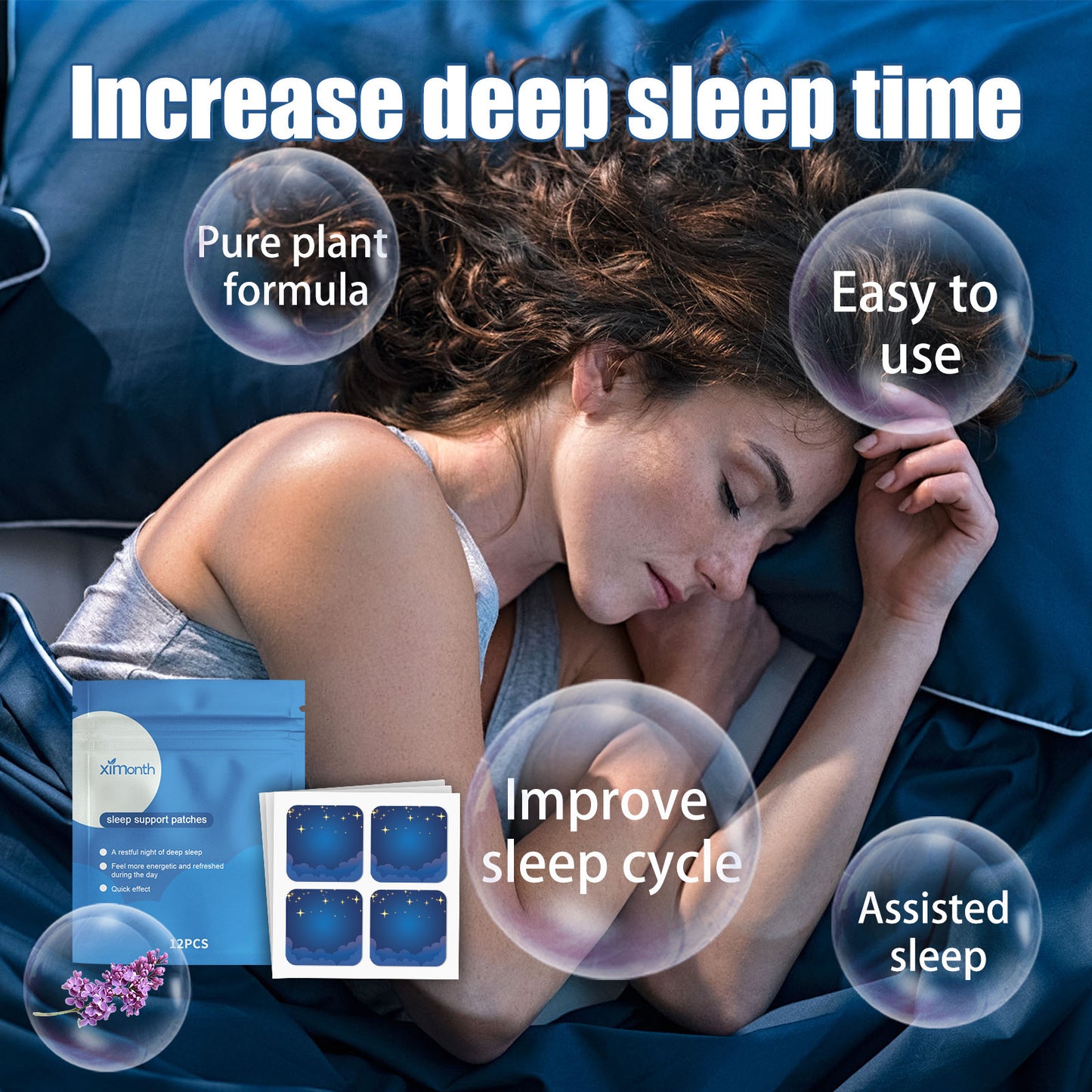 Sleep Stickers | Relax Body & Mind, Relieve Stress for Better Sleep Dream Tech Sleep