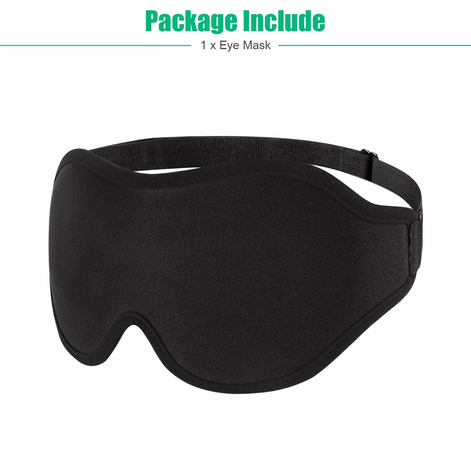 3D Travel Silk Eye Mask Sleeping Soft Padded Shade Cover Rest Relax Blindfold Men Women Night Sleeping Mask Cover Eye  Dream Tech Sleep