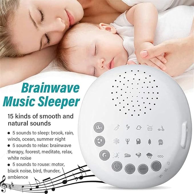 White Noise Machine for Baby Sleep & Relaxation - Soothing Sounds Dream Tech Sleep