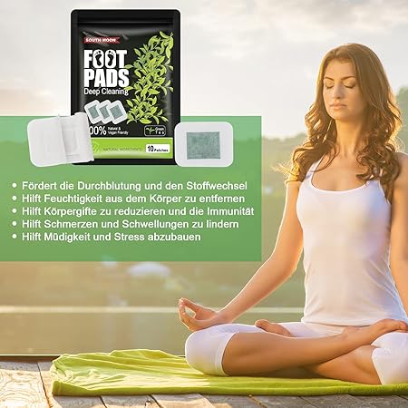 Natural Plant Foot Patch - Stress Relief & Sleep Aid Detox Pads Dream Tech Sleep