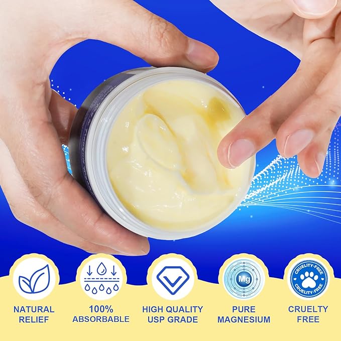 Magnesium Sleep Cream - Natural Sleep Aid for Restful Nights Dream Tech Sleep