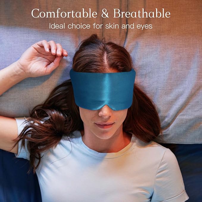 Silk Sleep Mask – Ultra-Soft, Light-Blocking Eye Mask for Better Sleep