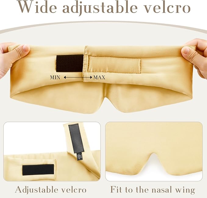 Silk Sleep Mask – Ultra-Soft, Light-Blocking Eye Mask for Better Sleep