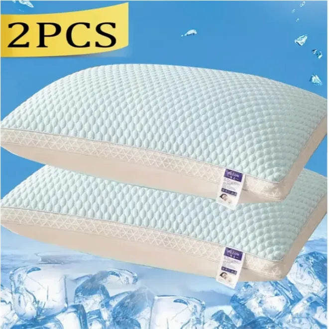 Cooling Breathable Tofu Pillow – 3D Ice-Silk Ventilated Support My Store