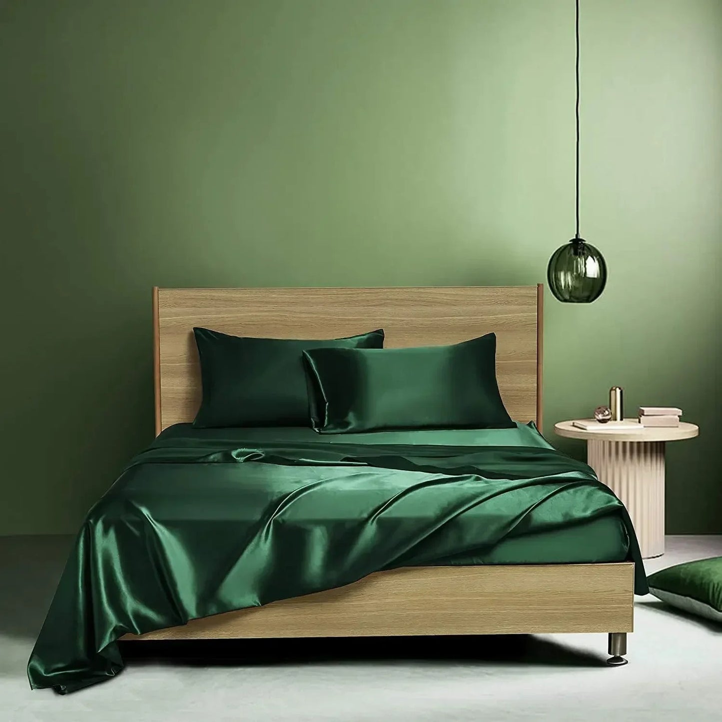 Four-piece Set Of Silk Bedding Sheets And Fitted Sheets Dream Tech Sleep