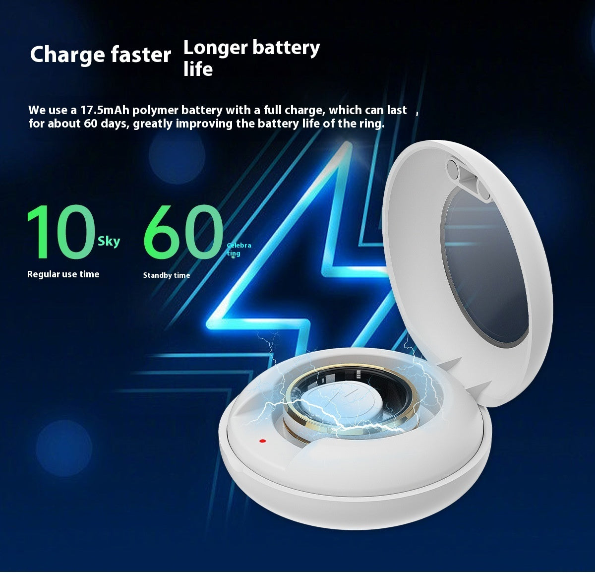 Smart Ring | Sleep Health Monitoring, IP68 Waterproof Dream Tech Sleep