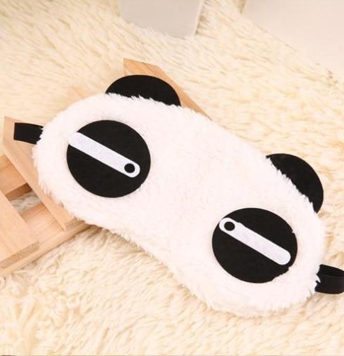 Cute Panda Sleeping Face Eye Mask: Blindfold Eyeshade Travel Sleep Aid Dream Tech Sleep