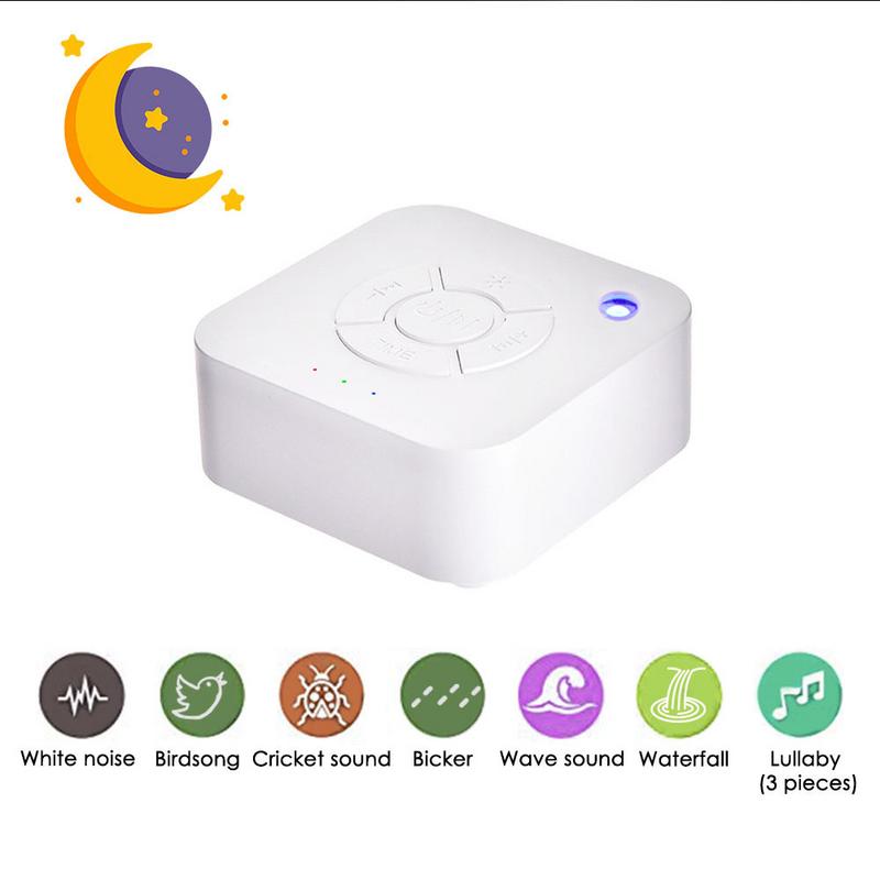 White Noise Machine USB Rechargeable Timed Shutdown Sleep Sound Machine For Sleeping & Relaxation For Baby Adult Office Travel Dream Tech Sleep