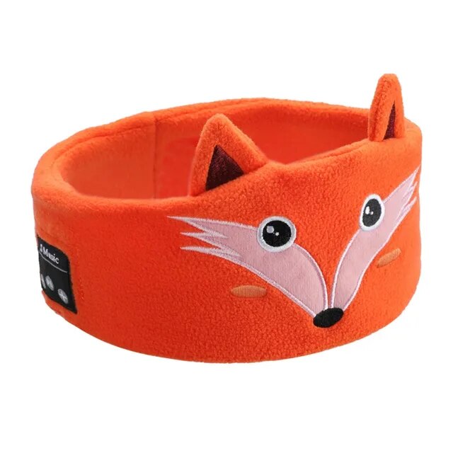 Soft Elastic Comfortable Wireless Music Earphones Kids Animal Sleeping Headphones Dream Tech Sleep