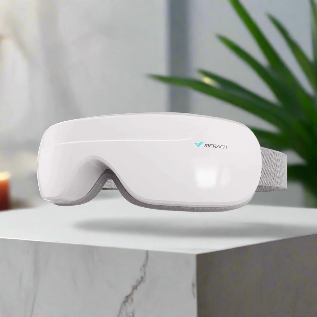 MERACH Eye Massager with Heat Compression and Bluetooth Music Eye Care Device Smart Eye Mask for Birthday Gifts Free shipping Dream Tech Sleep
