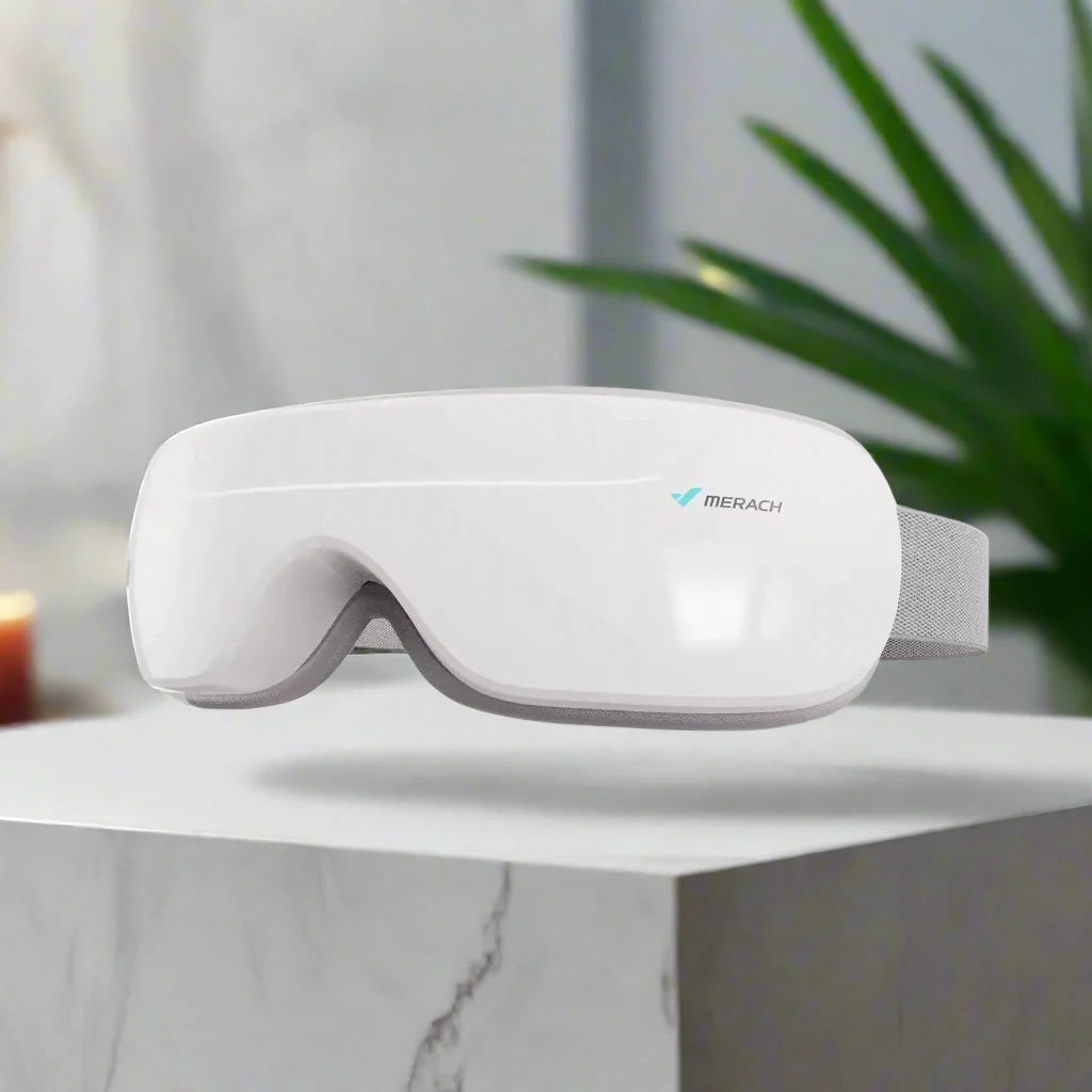 MERACH Eye Massager with Heat Compression and Bluetooth Music Eye Care Device Smart Eye Mask for Birthday Gifts Free shipping Dream Tech Sleep