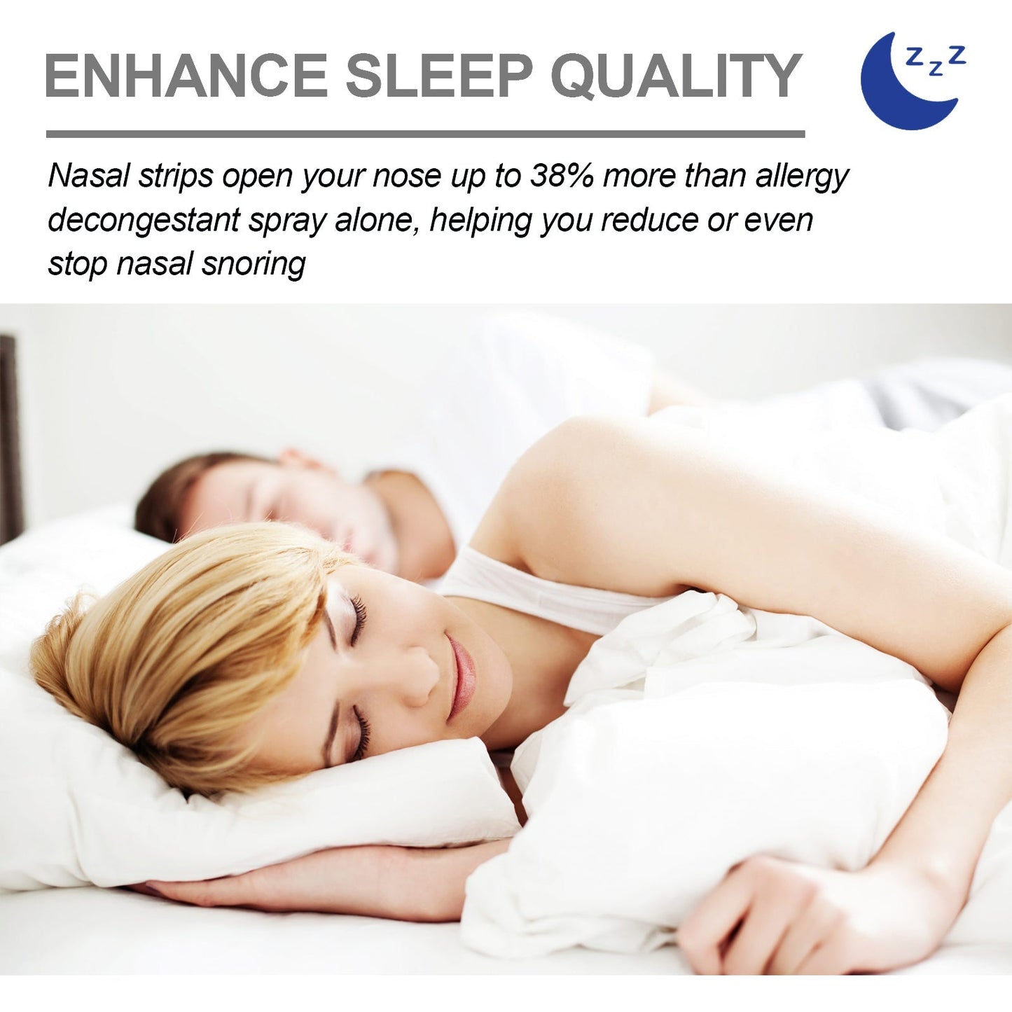 Anti-Snoring Nasal Patch, Sleep Care At Night, Anti-Snoring, Anti-Grinding And Anti-Snoring Sleep Care Nasal Patch Dream Tech Sleep