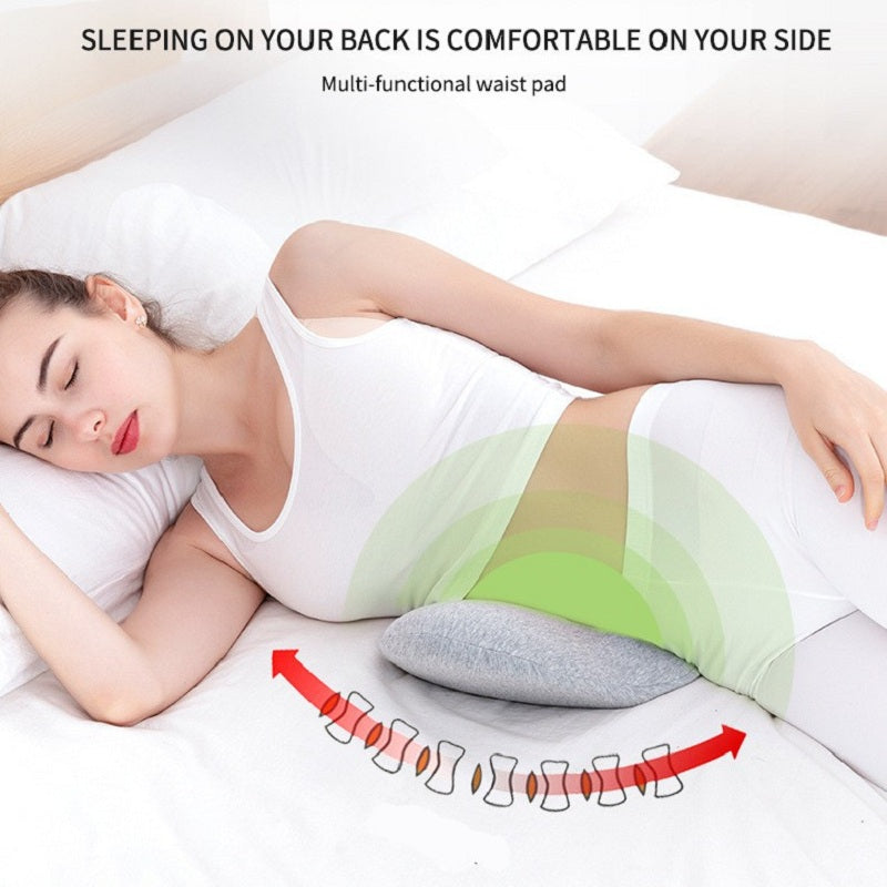 Memory Foam Lumbar Pillow - Sleep Support for Pregnant Women Dream Tech Sleep