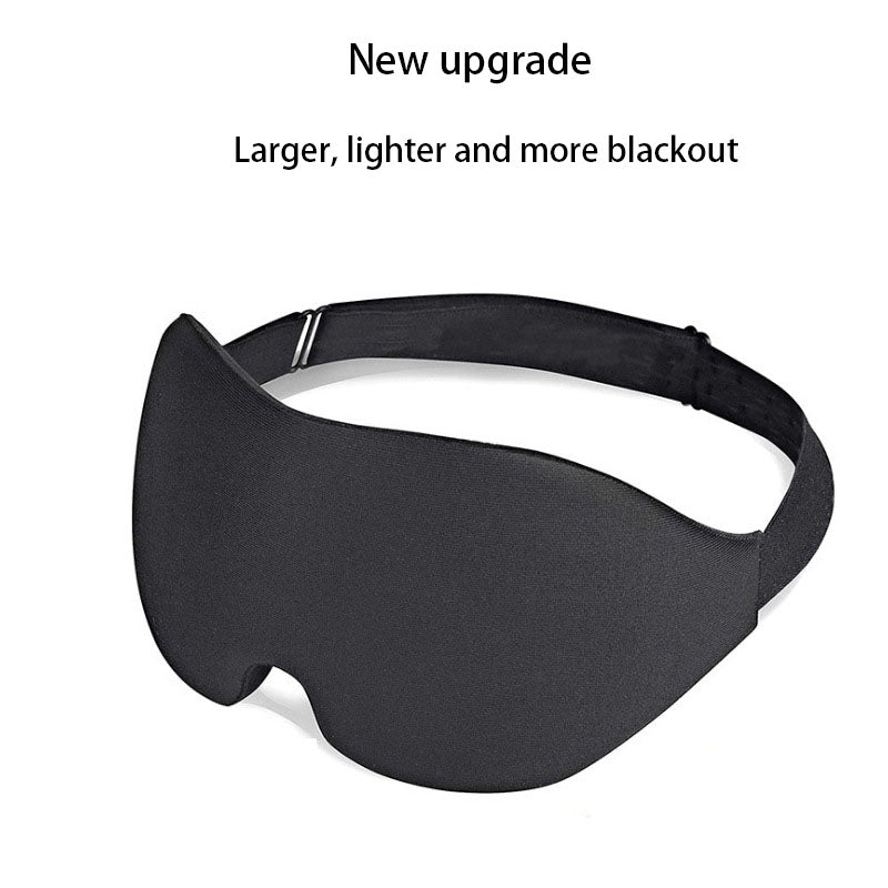 3D Three-Dimensional Sleep Eye Mask Memory Foam Black Blackout Breathable Eye Protection  Dream Tech Sleep