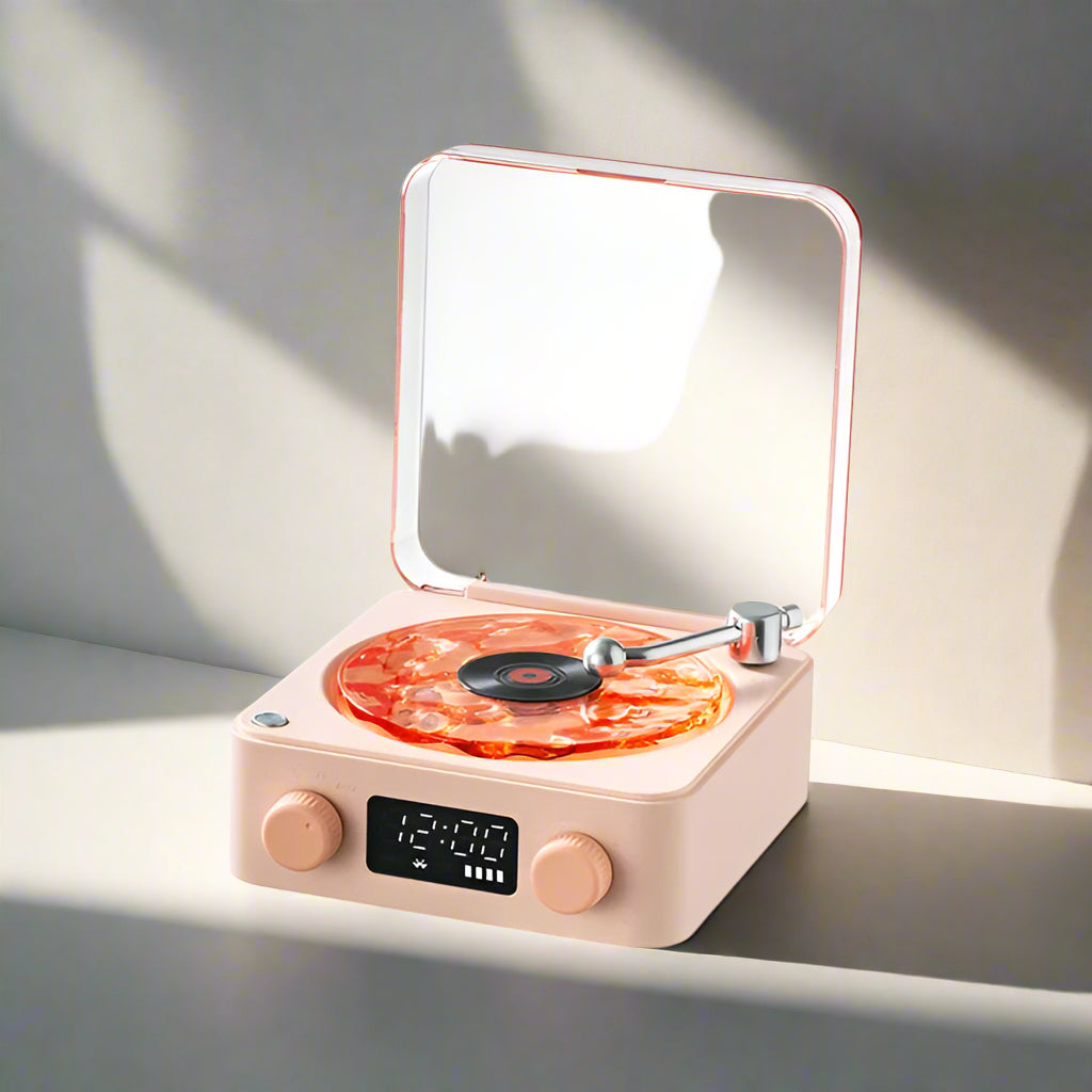 Mini Retro White Noise Bluetooth Speaker | Portable Sleep Aid with RGB Light Dream Tech Sleep